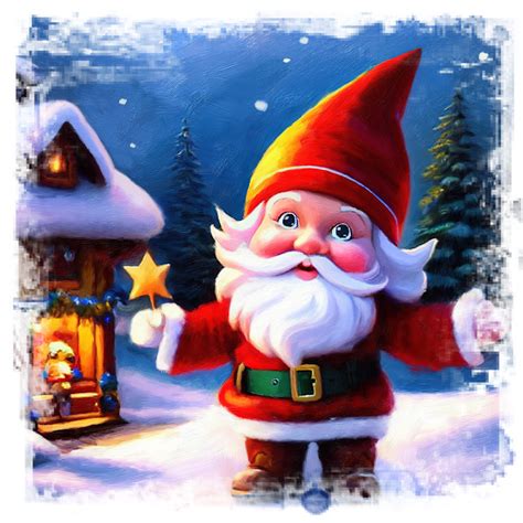 Cliparts from Anna : Christmas gnomes. Рождественские гномы. PNG.