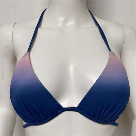 Shade Shore Ombre Halter Bikini Top 34B Cute Depop