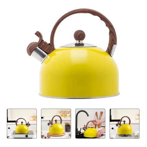 Yish1pc Whistling Tea Kettle Stainless Steel Water Kettle Whistling