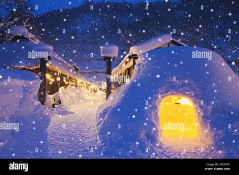 Nyuto Hot Spring Village Stock Photo Alamy