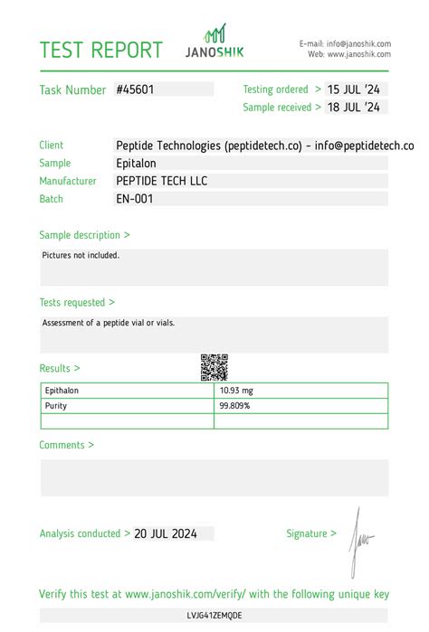 simple peptide epitalon 7