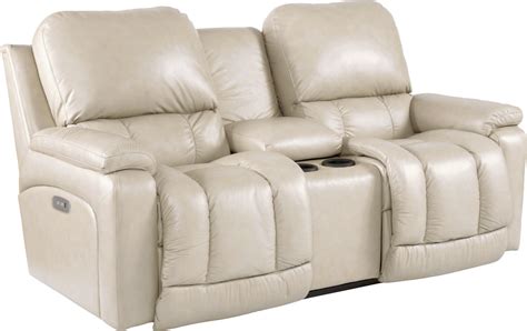 Greyson Power Reclining Loveseat W Console 49p530 By La Z Boy Furniture At Turner Furniture