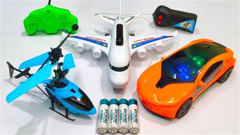 Radio Control Airbus A And Remote Control Racing Car Unboxing