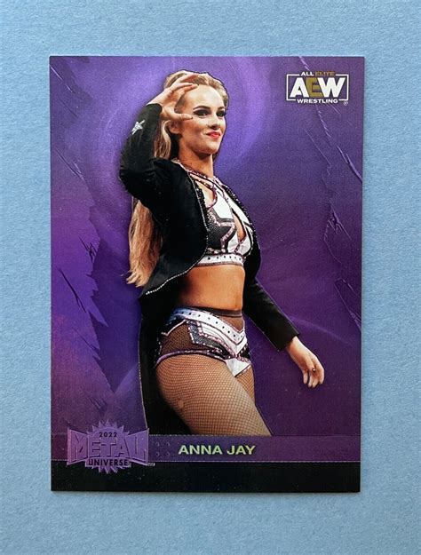 Skybox Aew Metal Universe Anna Jay Purple Spectrum