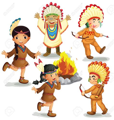 Imagens De Indios Desenhos Coloridos - FDPLEARN