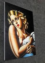 X Inches Rep Tamara De Lempicka Stretched Oil Painting Canvas Art