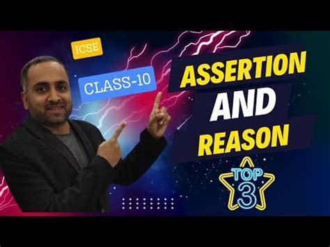 ASSERTION REASON L 2 MATHEMATICS CLASS 10 ICSE BOARD 2024 YouTube