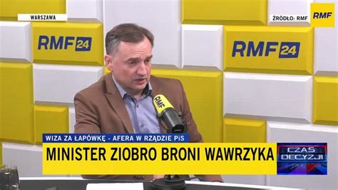 Afera wizowa Andrzej Dera i Zbigniew Ziobro komentują TVN24