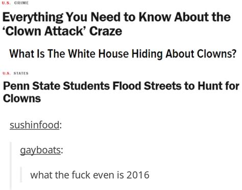 Nuke This Year Please Creepy Clown Sightings Know Your Meme