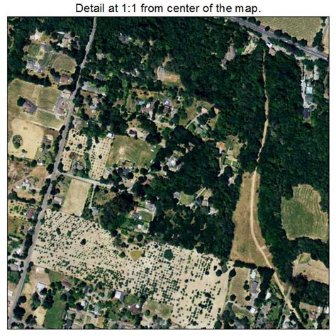 Aerial Photography Map of Forestville, CA California