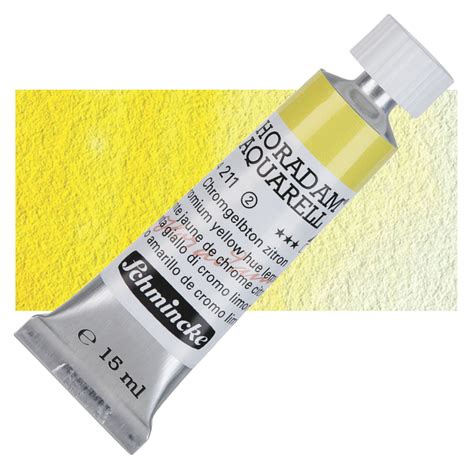 Schmincke Horadam Aquarell Artist Watercolor Chrome Yellow Lemon