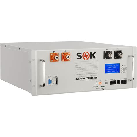 Sok Battery 48v 100ah User Serviceable Rack Mount Battery Eco