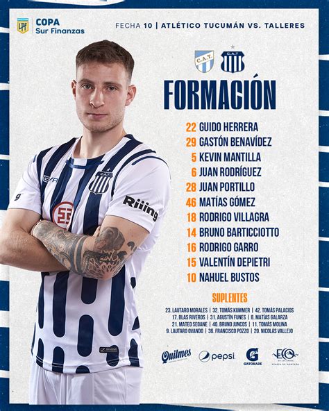 Estatísticas De Talleres X Club Atlético Tucumán - Atlético Tucumán - Talleres: Equipo Confirmado - Club Atlético Talleres