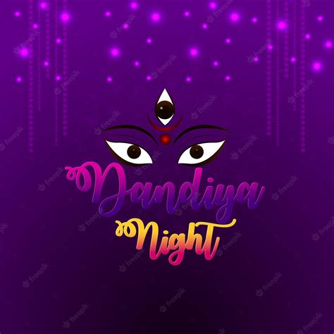 Premium Vector | Creative design concept happy navratri