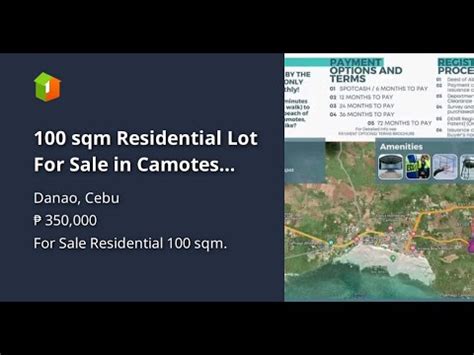 100 Sqm Residential Lot For Sale In Camotes Cebu 6 Years To Pay 6 945