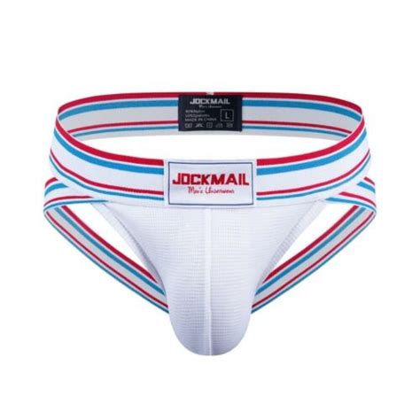 Jockmail Men S Thong Sexy Gay Jockstrap Mesh Panties Cueca Tanga Underwear Slips Ebay