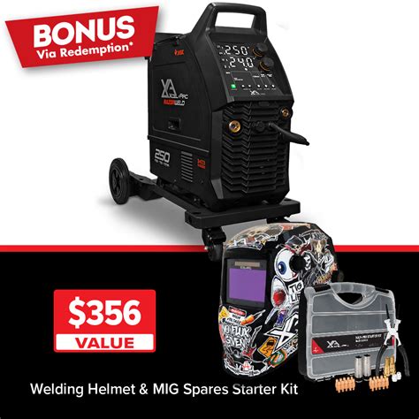 Razorweld™ 250w Pfc Migtigmma Welder Xcel Arc® Welding Supplies