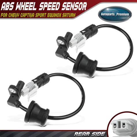 2x Abs Wheel Speed Sensors For Chevy Captiva Sport Equinox Saturn Rear Lh And Rh Ebay