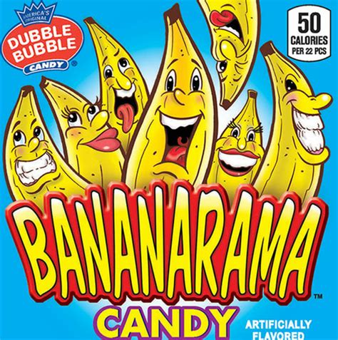 Banana Flavored Candy Bananarama 247 Lb Case Gumballstuff Bulk