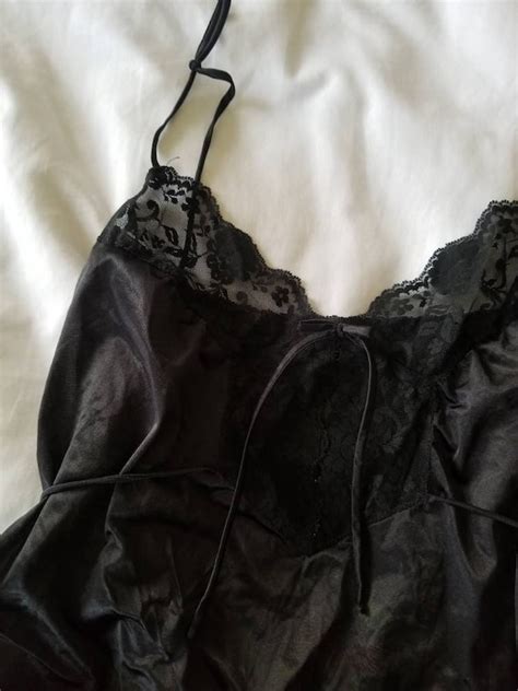 Sale Vintage Lingerie Set Vassarette Small Black Red Gem