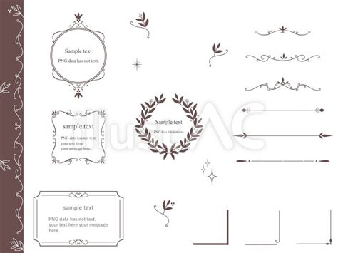 Free Vectors Classic Botanical Frameset