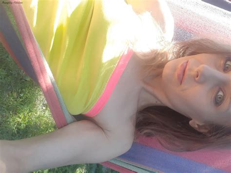 Sweet Babe Naughty Adeline Showing Her Nice Boobies Outdoors 23 Photos