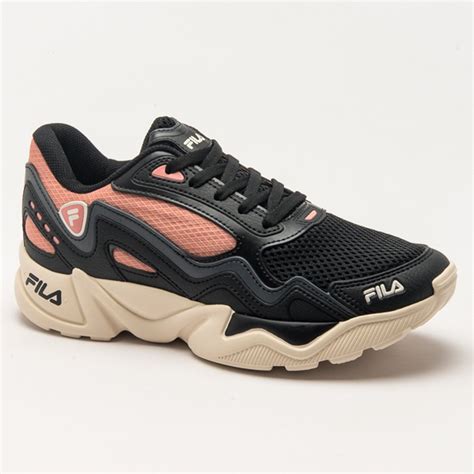 Tênis Fila Interceptor Feminino Preto E Branco Netshoes