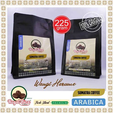 Jual Kopi Arabika Aceh Gayo 225 Gram Roast Bean Biji Di Seller Royal