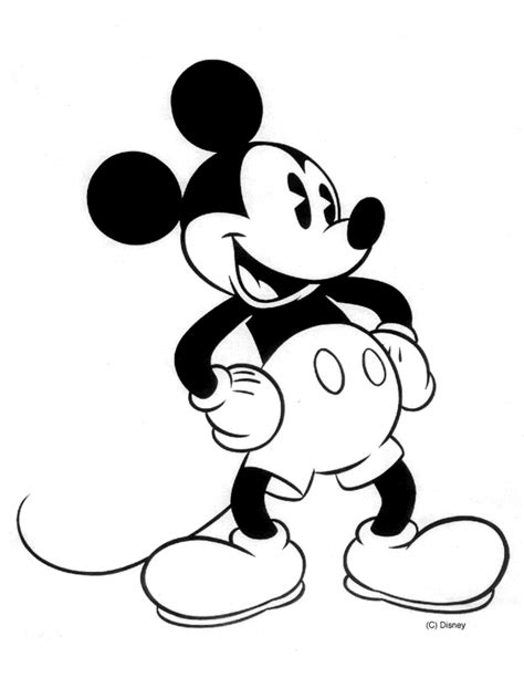 Planse De Colorat Din Desene Animate Micky Mouse Disney Desene De