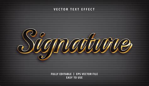 Text Effect - Signature Text Style Graphic by Arroyan Art · Creative