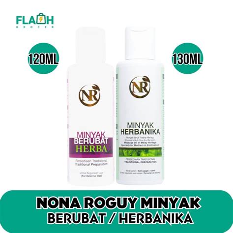 Nr Nona Roguy Minyak Herbanika Ml Minyak Berubat Herbal Ml