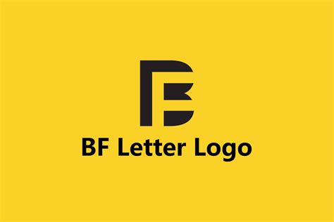 Bf Letter Logo Graphic By Kajmir88 · Creative Fabrica