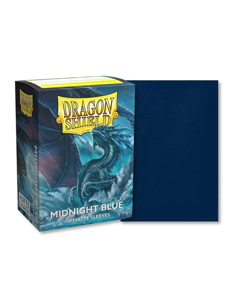 DRAGON SHIELD STANDARD SIZE SLEEVES MIDNIGHT BLUE 100