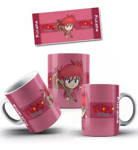 Caneca Personalizada Anime Yu Yu Hakusho Kurama Parcelamento Sem Juros