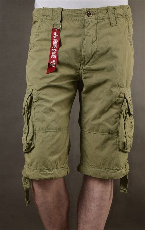 Шорты ALPHA INDUSTRIES JET big size light olive, купить в Интернет ...
