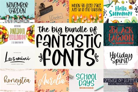 Font Bundles Store on Design Bundles - Huge Craft Bundles