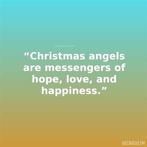 SHORT CHRISTMAS ANGEL QUOTES – AbcRadio.fm