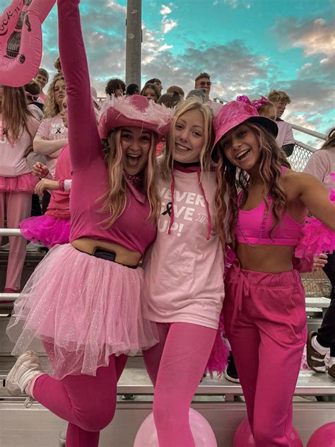 Pink Out Football Game Football Season Outfits Football Game Outfit