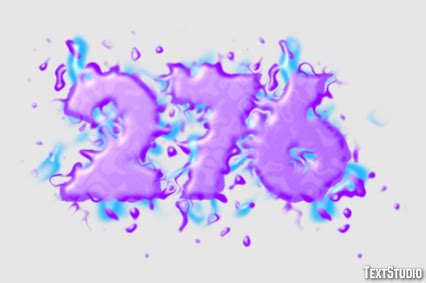 276 Text Effect and Logo Design Number