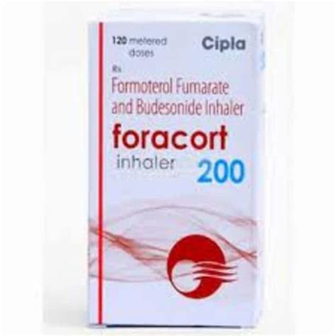 Formoterol Fumarate And Budesonide Inhaler Foracort Mcg At Rs