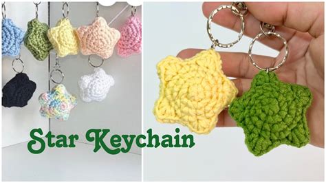 123 Crochet Star Keychain Móc Móc Khoá Ngôi Sao Dương Liễu