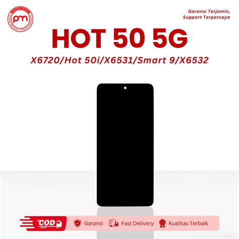 Jual LCD Infinix Hot 50 5G X6720 Hot 50i X6531 Smart 9 X6532 Shopee