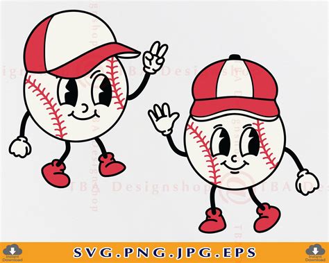Baseball svg vintage baseball cartoon svg baseball kids shirt retro