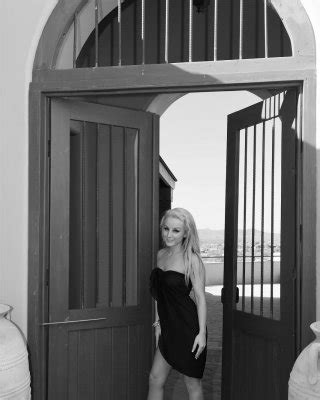 Blonde Hottie Melissa Matters Flaunts Her Nude Body In Black And White Porn Pictures XXX Photos