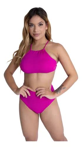 Biquíni Feminino Top Faixa Hot Pants Cintura Alta Frete grátis