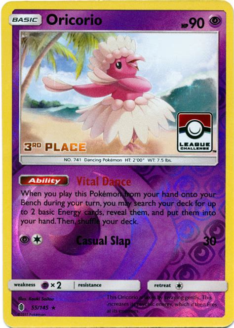 Pokémon Sun and Moon Guardians Rising Card 055 Oricorio Parallel