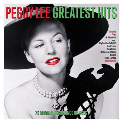 Peggy Lee - Greatest Hits (CD) - Amoeba Music