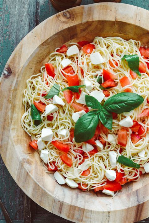 Simple 5 Ingredient Capellini Caprese | Ciao Chow Bambina