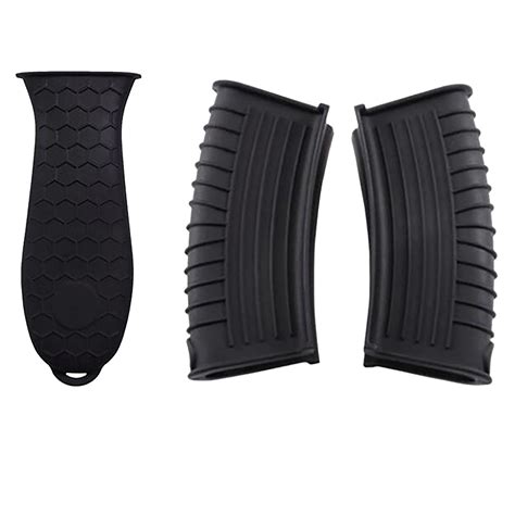 Xmmswdla Pc Silicone Hot Handle Holders Andpot Holders Cover Removable Rubber Hot Resistant Pot