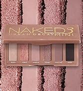 Amazon URBAN DECAY Naked 3 Mini Soft Pink Neutral Eyeshadow Palette Matte Shimmer